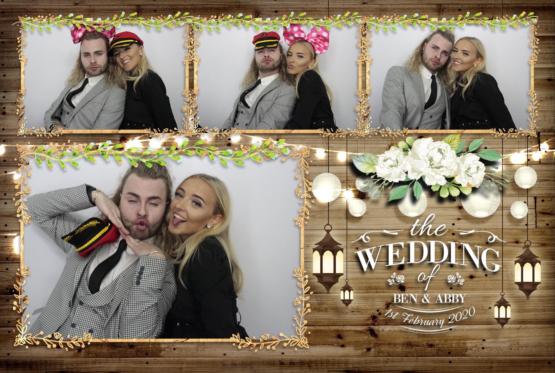 Ben & Abby’s Wedding  | View more photos from the event at gallery.myphotoboothexperience.co.uk/u/MyPhotoBoothExperienceLtd/Ben-Abby’s-Wedding